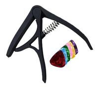 Ukulele Capo Set, Multipurpose Chitarra Capo, Nylon Accoustic Guitar Capo, Chitarra Capo with Picks, User-Friendly Capo, Electric Chitarra Capo, Regolabile Guitar Capo, Musical Instrument Accessories