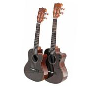 ukulele Chitarra A Quattro Corde Per Ukulele Cutaway In Palissandro Da 23/26 Pollici Per Principianti(Size:23 Inch)