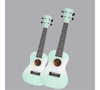 ukulele Chitarra Colorata Ukulele Professionale Da 21 Pollici Per Principianti Con Accessori(Color:Green)