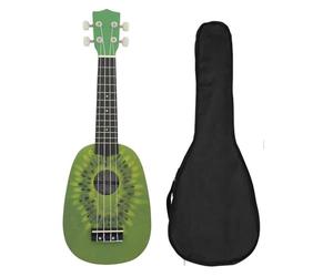 ukulele Chitarra Hawaiana Da 21 Pollici Kiwi Fruit Guitarra 4 Corde Ukulele(Color:A)