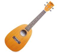 Ukulele Chitarra Hawaii Concerto Strumento Corde Nylon 18 Tasti Custodia Ecru