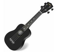 Ukulele Chitarra Hawaii Uke Soprano Acustica 4 Cordas 15 Trastes Colore Nero