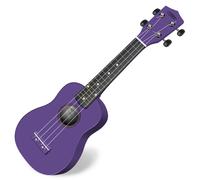 Ukulele Chitarra Uke Soprano Acustica Legno Mogano 4 Cordes 15 Trastes Viola
