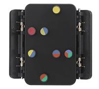 Ukulele Chord Assistant Black Learning Tool, Practice Accessory for Beginners, Easy Installation with Clip On Design, Silicone Clamping, Round Button for Relaxed Playing