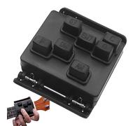 Ukulele Chord Trainer - Clip -on Guitar Cordo Presser Con 7 Accordi Comuni | Strumento Di Apprendimento Chorrd Guittar Con Chiavi Etichettate | Per Principianti E Pratica, Si Adatta A Ukulele Da 23-26