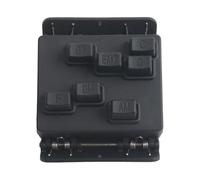 Ukulele Chord Trainer Strumento per un apprendimento facile e senza dolore - ABS Portatile Pratica Aiuto per principianti e giocatori, 6,8 x 6,7 x 2,2 cm, nero