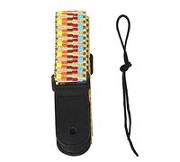 Ukulele cinghia - Materiale durevole, comodo e portatile, design per il collo per un facile gioco, accessorio elegante per gli amanti degli ukulele, lunghezza regolabile, nero
