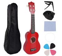 Ukulele classico da 53,3 cm, facile da trasportare, per principianti, struttura in legno, adatto per studenti e artisti all'aperto, portatile per principianti