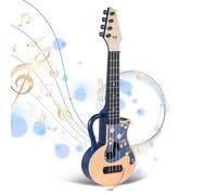 Ukulele con Plettro Nota Musicale Design Palmare per Principianti Musica Piccola Chitarra Strumento a Corde in Nylon