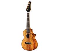 Ukulele Concert/Tenor Ukulele Solid Mango Wood High Gloss Finish With Gig Bag Strap Electric Ukulele(A,26inch)