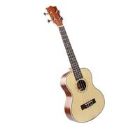 Ukulele Da 21/24/26 Pollici Lucido Con Top In Abete, Base E Fasce In Legno Di Sapele, Piccola Chitarra A 4 Corde Per Ukulele Ukulele Kit (Color : 21 inch)