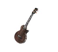 Ukulele Da 26 Pollici Per Principianti Con Corpo In Acero A Fiamma Solida E Pickup Integrato Ukulele