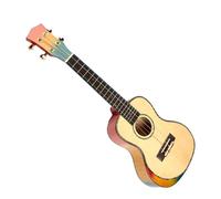 Ukulele Da Concerto Acustico Da 24 Pollici Con Parte Superiore In Acero Fiammato Massiccio E Corpo In Acero Fiammato Ukulele Kit (Color : A)