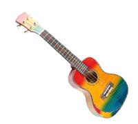 Ukulele Da Concerto Acustico Da 24 Pollici Con Parte Superiore In Acero Fiammato Massiccio E Corpo In Acero Fiammato Ukulele Kit (Color : B)