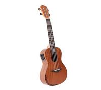 Ukulele Da Concerto Elettrico Ukulele Da 23 Pollici Dotato Di Equalizzatore A 3 Bande Con Funzione Sintonizzatore Incorporata Legno Di Sapele Ukes con Kits(3)