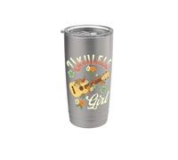 Ukulele da donna hawaiano per ragazze hawaiane Bicchiere termico in acciaio inox doppia parete