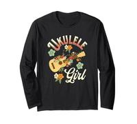 Ukulele da Donna Hawaiano per Ragazze hawaiane Maglia a Manica