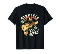 Ukulele da Donna Hawaiano per Ragazze hawaiane Maglietta