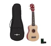Ukulele di Gear4music, Naturale + Accessori