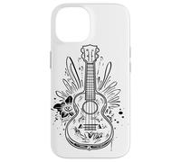 Ukulele Disegno di una linea Ukulelist Hawaii Custodia per iPhone 14