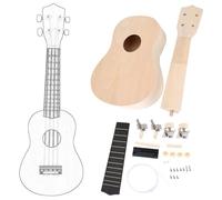Ukulele Fai da Te Kit, di Legno Ukulele Soprano DIY Kit, Originale Dipinto Ukulele Kit per Figlio Figlia Nipote Amici Vicini Colleghi
