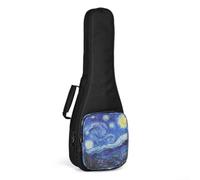 Ukulele Gig Bag 21-30 Inch Blue Star Portable | Oxford Fabric, Water-resistant, Adjustable Shoulder Strap, Lightweight 373-520g, Fits 21/23/26/30 Inch Instruments