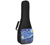 Ukulele Gig Bag 21-30 Inch Blue Star Portable | Oxford Fabric, Water-resistant, Adjustable Shoulder Strap, Lightweight 373-520g, Fits 21/23/26/30 Inch Instruments