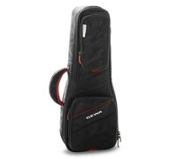 GEWA - Ukulele Gig Bag Cross, per ukulele soprano, 550/180/65 mm, colore: Nero