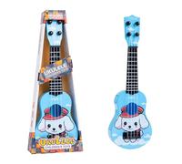 Ukulele giocattolo per bambini, 36cm Chitarra giocattolo con 4 corde regolabili, Strumento musicale ukulele per bambini, Mini Chitarra Musica Giocattoli Educativi per Ragazzo Ragazza Regali (A)