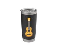 Ukulele Grafico Lezioni di musica per ukulele Bicchiere termico in acciaio inox doppia parete