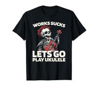 Ukulele Guitalele - Banjolele Hawaii Chitarra Ukulele Maglietta