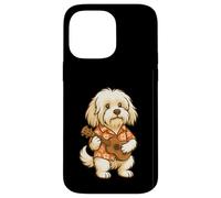 Ukulele Havanese che suona la chitarra Hawaii - Funny Dog Mom Dad Custodia per iPhone 14 Pro Max