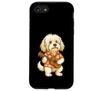 Ukulele Havanese che suona la chitarra Hawaii - Funny Dog Mom Dad Custodia per iPhone SE (2020) / 7/8