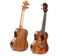 Ukulele In Legno Massello Di Acacia Da 24 Pollici, Piccola Chitarra Hawaiana In Legno Che Impara A Suonare Strumenti Musicali