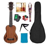 Ukulele In Legno Per Principianti 21 Pollice Kit Ukelele In Legno Per Bambini Adulto Studente Starter Professionale Ukulele Set Con Borsa