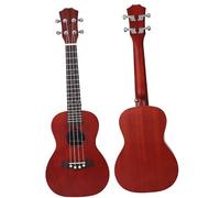 Ukulele In Mogano Con Parte Superiore Solida Con Accessori Per Ukulele Con Custodia Morbida Sintonizzatori Elettrici Con Corde In Nylon E Cinturino Ukes con Kits(21)