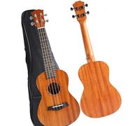 Ukulele In Mogano Massiccio Da 21 Pollici Kit Per Principianti Con Custodia Protettiva Sintonizzatore Digitale Capo Ukulele Ukes con Kits