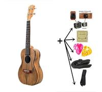 Ukulele In Noce Da 21/23 Pollici 19 Tasti Hawaii 4 Corde Per Chitarra Strumenti Musicali Tastiera In Palissandro(21electric uke and all)