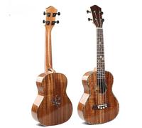 Ukulele Intagliato Con Motivo Posteriore Per Ukulele Elettrico KOA Completamente Solido Fatto A Mano Principianti ukulele