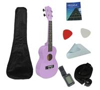 Ukulele Interamente In Legno Da 23 Pollici Per Principianti Con Set Completo Di Attrezzatura Principianti ukulele(Purple)