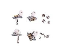 Ukulele Machine Head, Compatto, Facile da Installare, Decorativo, in Metallo, Ukulele, 4 Pezzi per la Sostituzione