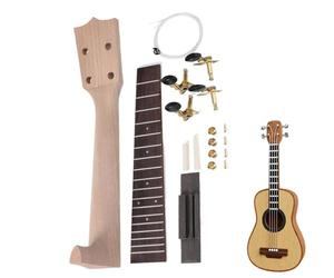 Ukulele Making Kit, Ukulele Kit With Assembly Manual, Beginner-Friendly Ukulele Making Set, Wood Handwork Ukulele Kit For Kids And Students, Musical Craft Kit For Creative Projects