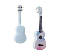 Ukulele Mini Chitarra Portatile Dal Design Creativo Per Ukulele Riproducibile(21-inch graffiti blue)