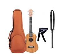 Ukulele Mini Chitarra Ukulele A Quattro Corde Da 26 Pollici In Mogano Con Borsa Concerto E Accessori(Light Grey)