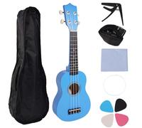 Ukulele multifunzione da 53 cm, chitarra a corde, in legno, per esercitarsi per lezioni musicali scolastiche e riunioni, viaggi