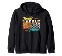 Ukulele Musicista Treble Maker Felpa con Cappuccio