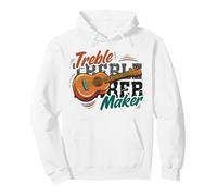 Ukulele Musicista Treble Maker Felpa con Cappuccio