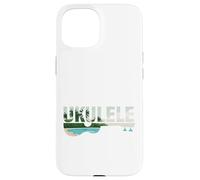 Ukulele Musicista Uke Chitarra Hawaii Acustico Hawaiano Custodia per iPhone 15