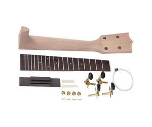 Ukulele Neck Kit, Ukulele Kit With Assembly Manual, Wood Guitar Handwork Tools, Ukulele Kit, Ukulele Kit for Christmas, Wooden Ukulele Neck Kit, Ukulele Kit for Beginners, Build Your Own Ukulele