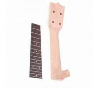Ukulele Neck Manico Ukulele Tastiera Ukulele Fretboard Ricambio Set Completo Sonoro E Palissandro Scuro per Costruzione da Sostituzione Adatto per Fai, 21 Pollici